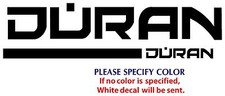 DURAN DURAN Metal Graphic Die Cut decal sticker Car Truck Boat Window 8"