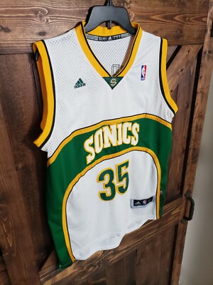 Kevin Durant Seattle SuperSonics ROOKIE Jersey White Stitched