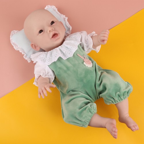 45cm Full Body Silicone Baby Girl Rebirth Doll Newborn Baby Joint Positioning - Picture 11 of 18