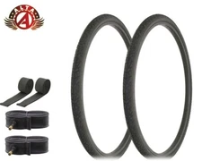 ALTA Bicycle 26" x 1-3/8" Black CROSS RANGER (2) Bicycle 26" Tires,Tube,Strips