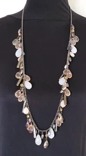 NY&Co  Long Beaded Necklace 36" Long + 3.5 " Extender