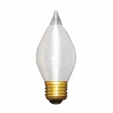 Bulbrite 25C15S Spunlite Chandelier 25W Satin, Medium Base