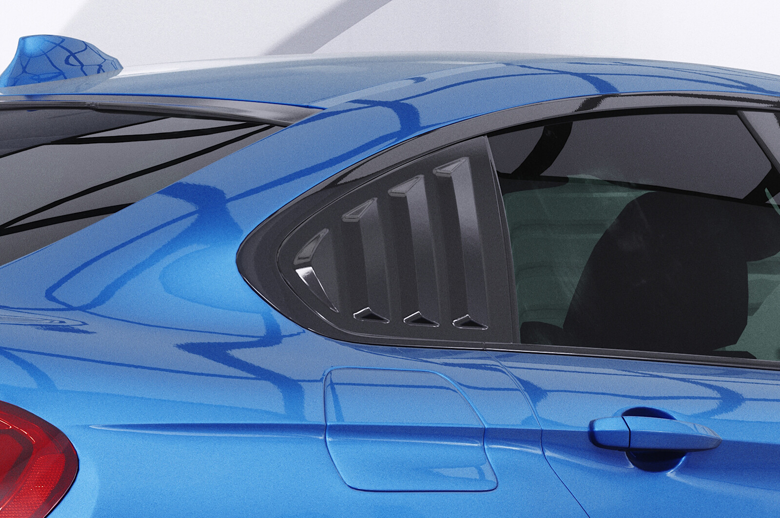 Seitenscheibenblenden Tuning Set Glossy für BMW 4er F36 Gran Coupe SSB017-G