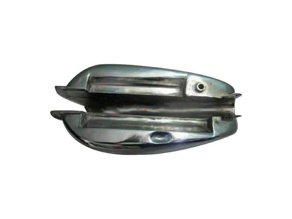 For ROYAL ENFIELD TRIALS CHROME STEEL GAS FUEL PETROL TANK view 4