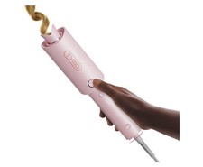 TYMO CurlPro Automatic Rotating Curling Iron 1" Curling Wand Beach Waves Pink
