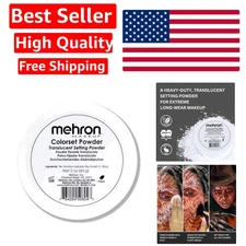 Professional Makeup Colorset Powder | Translucent Setting Powder 2 oz for Film