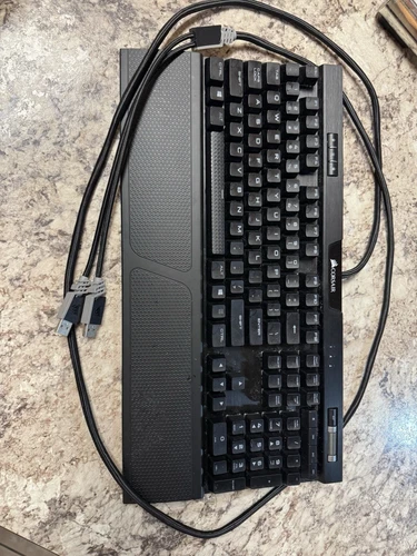 Corsair K70 RGB MK.2 CHERRY MX Brown Mechanical Gaming Keyboard - Black