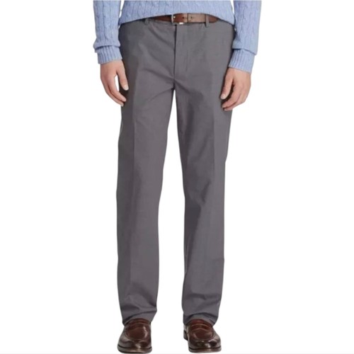 Pantalones chinos Polo Ralph Lauren para hombre grandes y altos elásticos calce clásico grises 38T 36 - Imagen 5 de 12