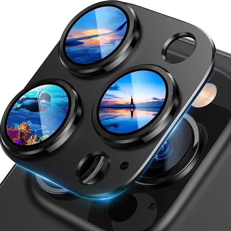 Metal Camera Lens Protector Glass Cover For iPhone 16 15 14 13 Pro Max Mini