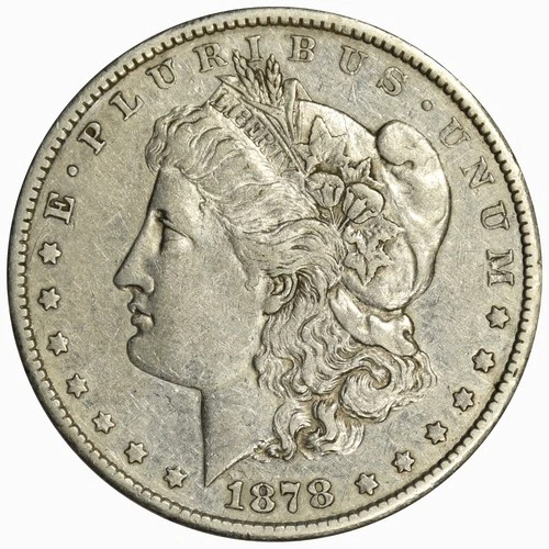 1878-CC MORGAN DOLLAR ~ NICE BRIGHT WHITE AU ABOUT UNCIRCULATED!