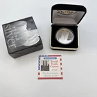 2001 World Trade Center 911 GROUND ZERO Memorial 1oz .999 Silver Round w/OGP COA