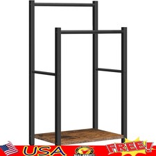 Freestanding Towel Rack Adjustable Blanket Holder Bathroom Storage Organizer New