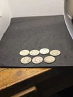 Lot Of 7 Randomly Selected 90% Silver Washington Quarters