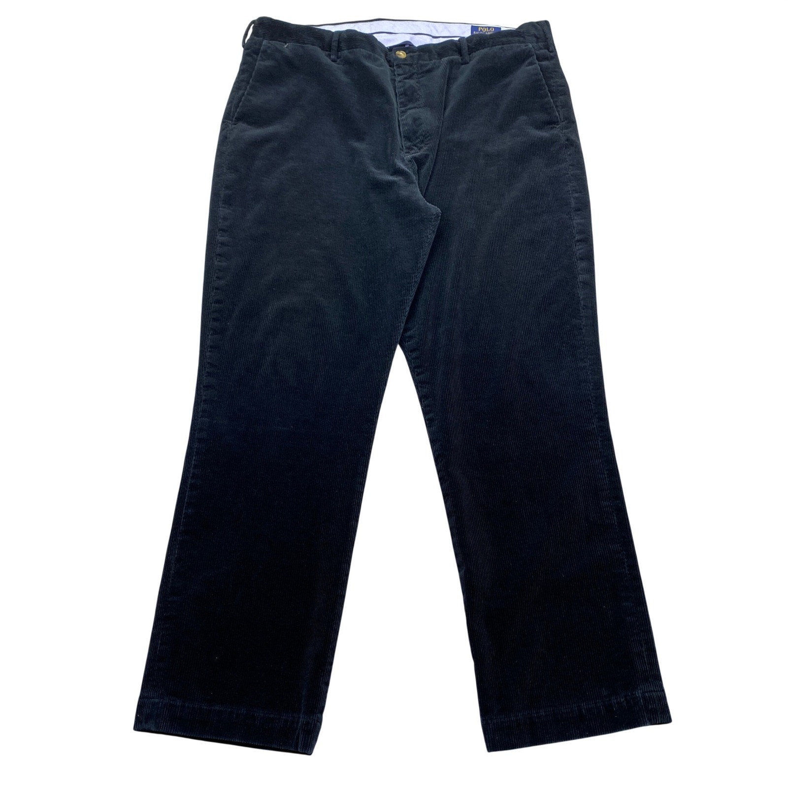 Polo Ralph Lauren Navy Blue Corduroy Pants Stretch Classic Fit Sz 40 Mens