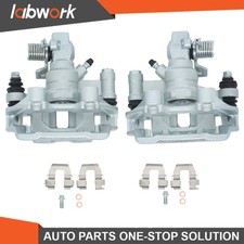 2x Rear Side Disc Brake Caliper W Bracket For Buick Lesabre Pontiac Bonneville