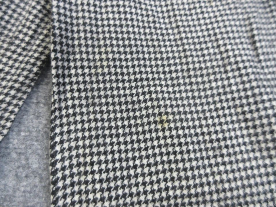 Брюки женские Ralph Lauren 4 черные белые гончие шерстяные кашемировые широкие штанины - Изображение 4 из 4