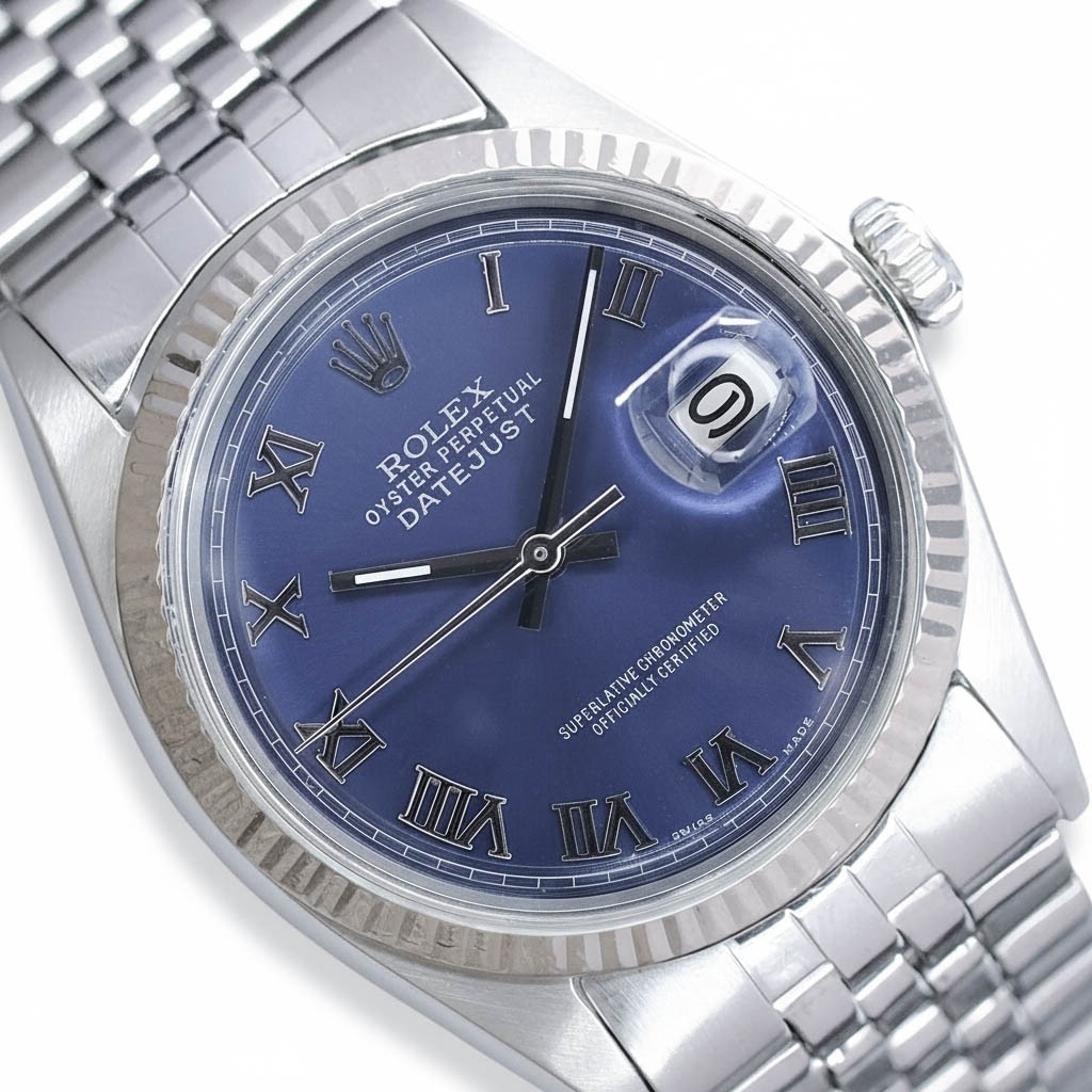 Rolex Datejust 1601 White Gold Steel