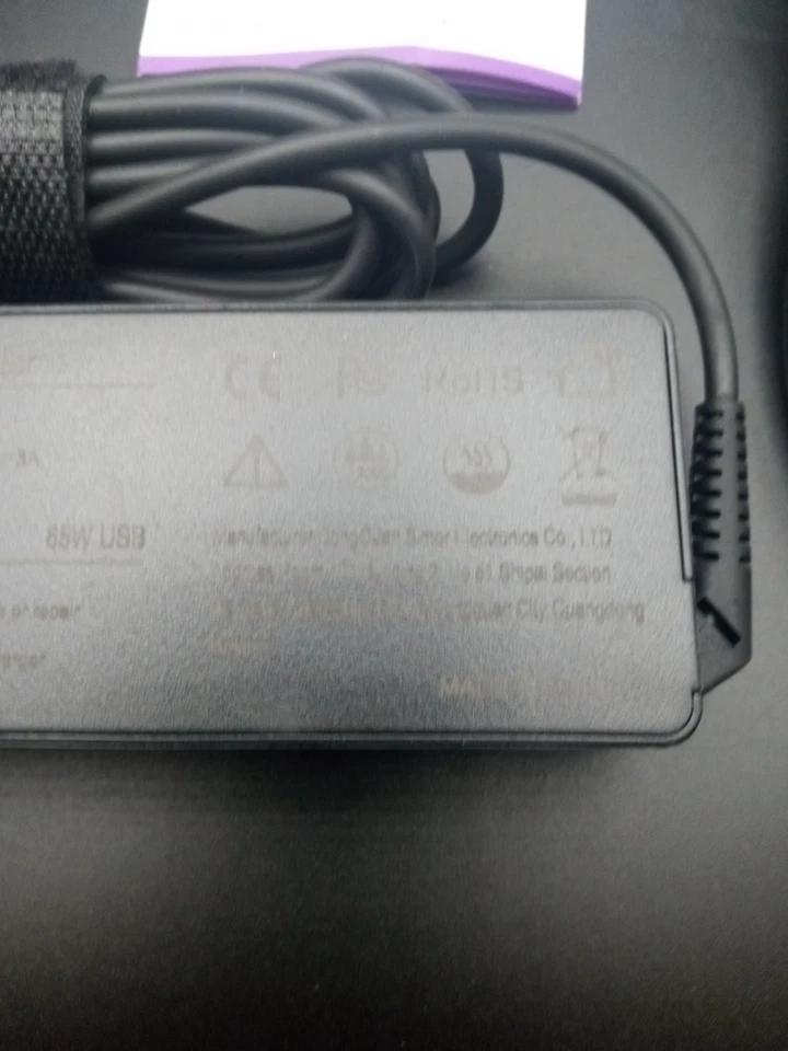 65W USB-C Charger Type-C Adapter For Lenovo BOL20-XK 20V 3.25A - Image 3 of 4