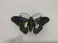 Sajen Vintage Sterling Silver Butterfly Hairclip.