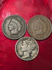 1944 S SILVER MERCURY DIME  1895 1906 INDIAN HEAD CENT PENNY 1 ONE 10 COIN #119