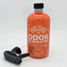 ANGRY ORANGE Pet Odor Eliminator Spray for Dog and Cat Urine, Carpet, 24 Oz