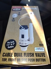 Fluidmaster PRO550UK Cable Pushbutton Dual Flush Valve