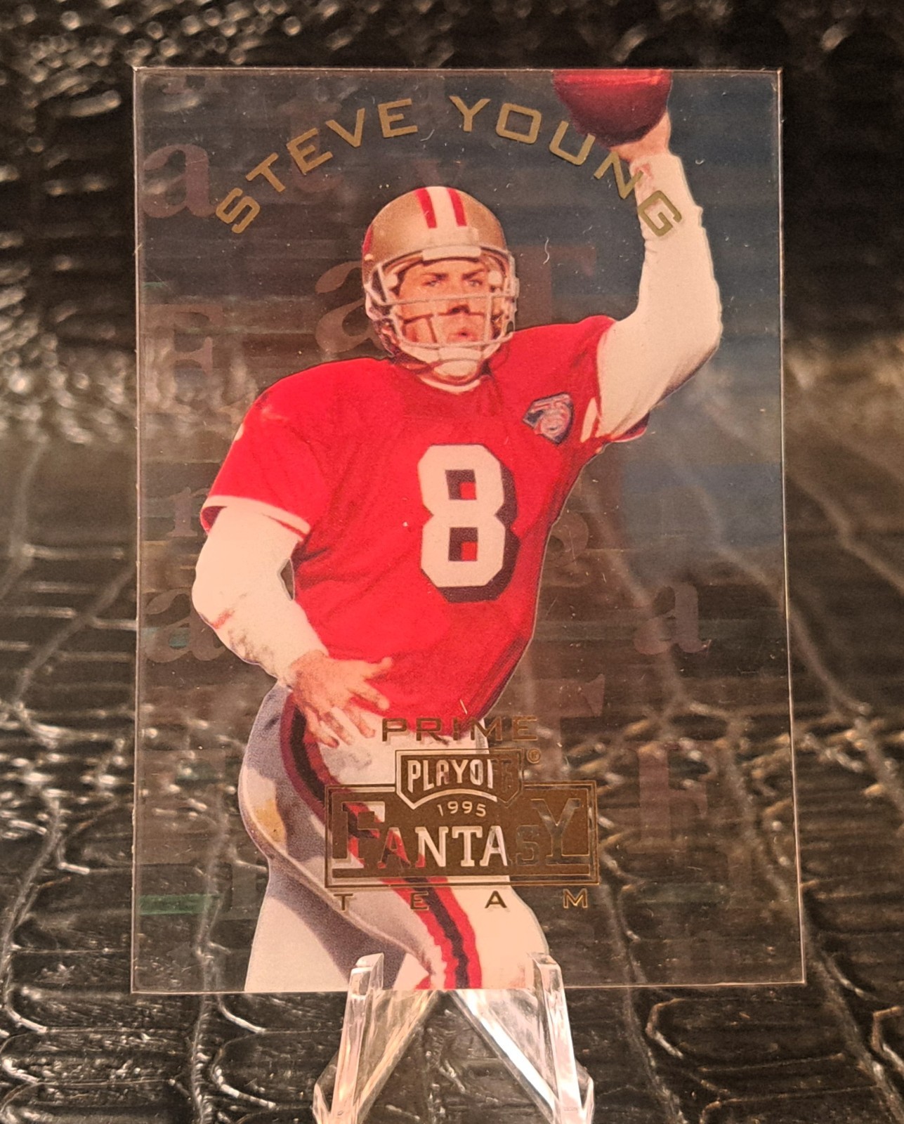 1995 Playoff Prime Fantasy Team Steve Young #FT5
