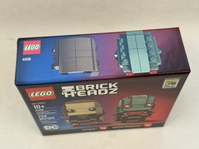 SDCC 2017 LEGO Brickheadz 41496 Supergirl & Martian Manhunter DC NEW SEALED