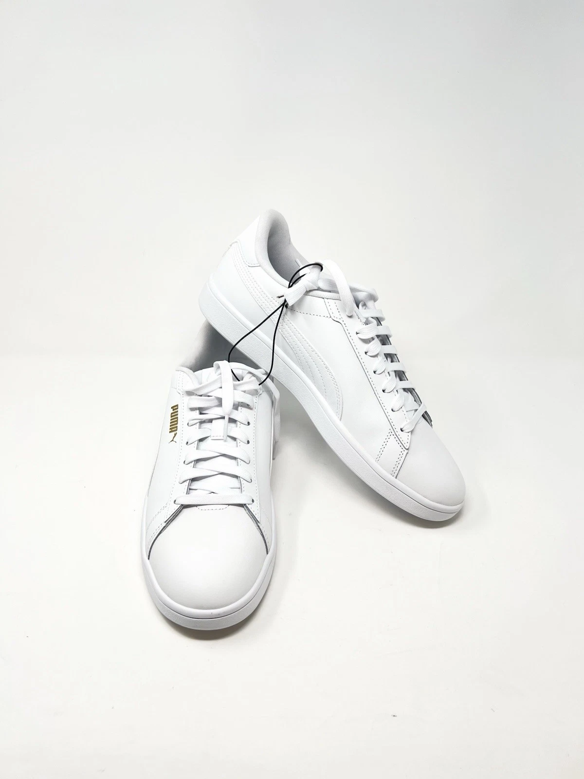 NUOVO! PUMA Smash 3.0 Oro Bianco Taglia 11 Nuovo con scatola