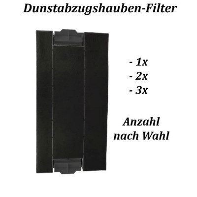 1x/2x/3x Kohle-Filter 400x195x28mm für Bosch DHZ4505, DHZ4550, HZ4550, DHZ4555