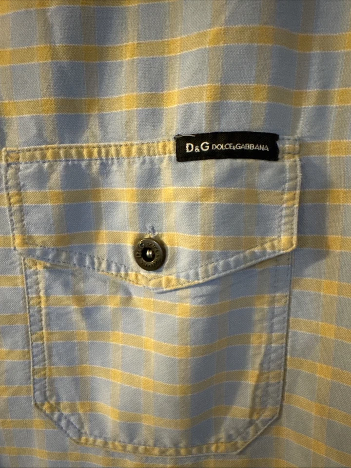 DOLCE & GABBANA Mens Shirt XL Slim Fit - Image 2 of 4