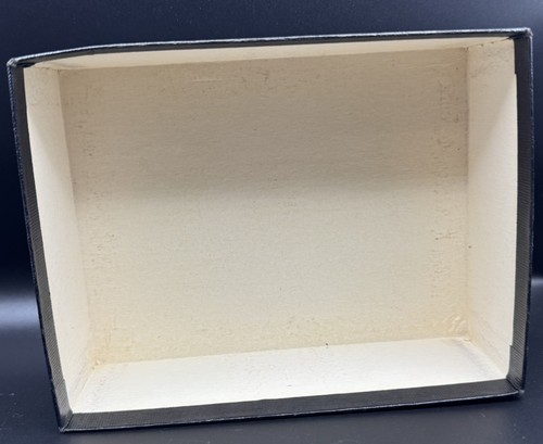 Caja de presentación de reloj individual OMEGA madera/terciopelo negro/dorado, tarjeta, vintage - Imagen 9 de 9