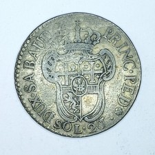 20 Soldi Piece 1795 – Italy (Sardinia) – Billon – REF0991A
