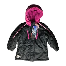 Zeroxposur 3-in-1 WINTER Snow JACKET Parka GIRLS Sz 4-5 XS Black Pink NWT New