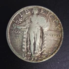 1928-S Standing Liberty Silver Quarter 90% Silver