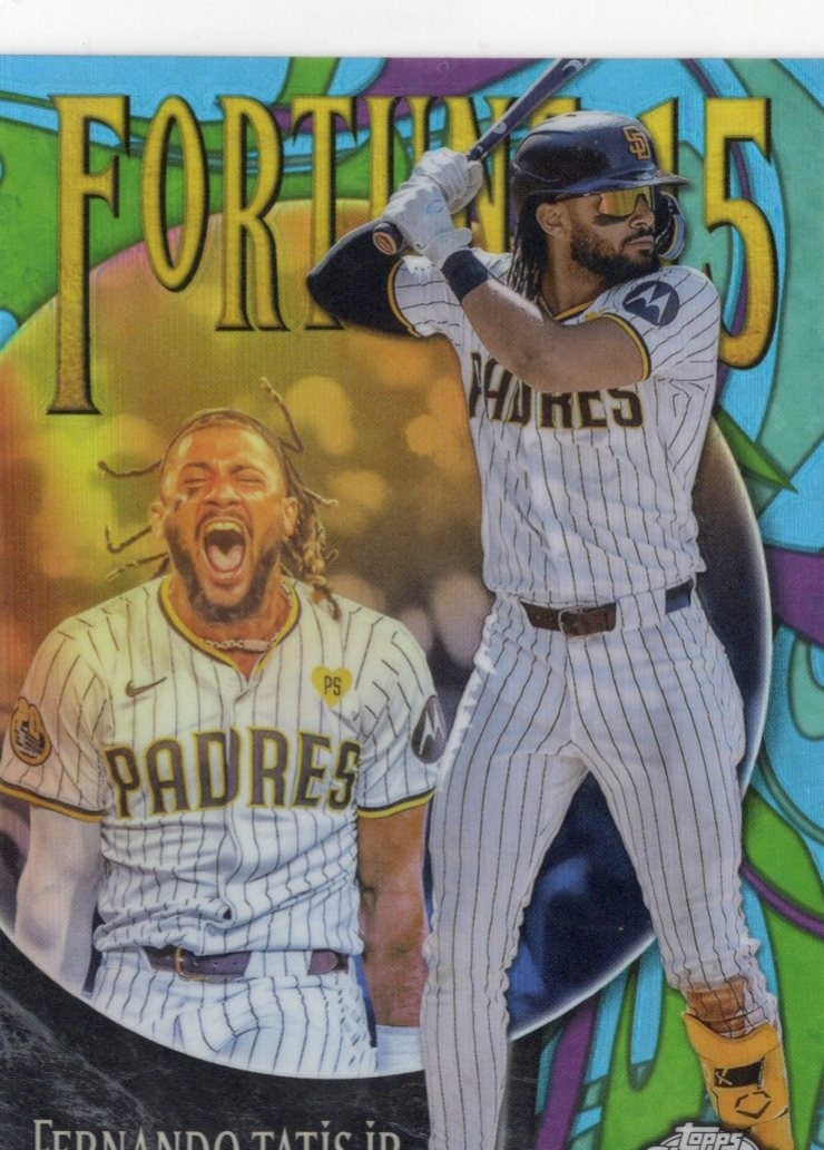 Fernando Tatis Jr. #F15-3 (Baseball Cards 2025 Topps Chrome Fortune 15) — is it worth grading?