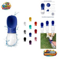 Handy 12 OZ Dog Water Bottle with One-Key Operation - Ideal for Hiking  Travel