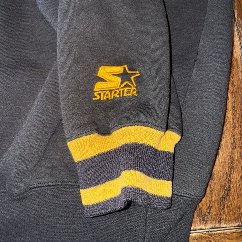 VTG Starter Steelers Football Pullover Crewneck Sweatshirt Large 90s Embroidered - Picture 5 of 8
