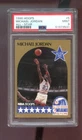 1990-91 Hoops #5 Michael Jordan PSA 9 Graded Basketball Card All-Star NBA 1991