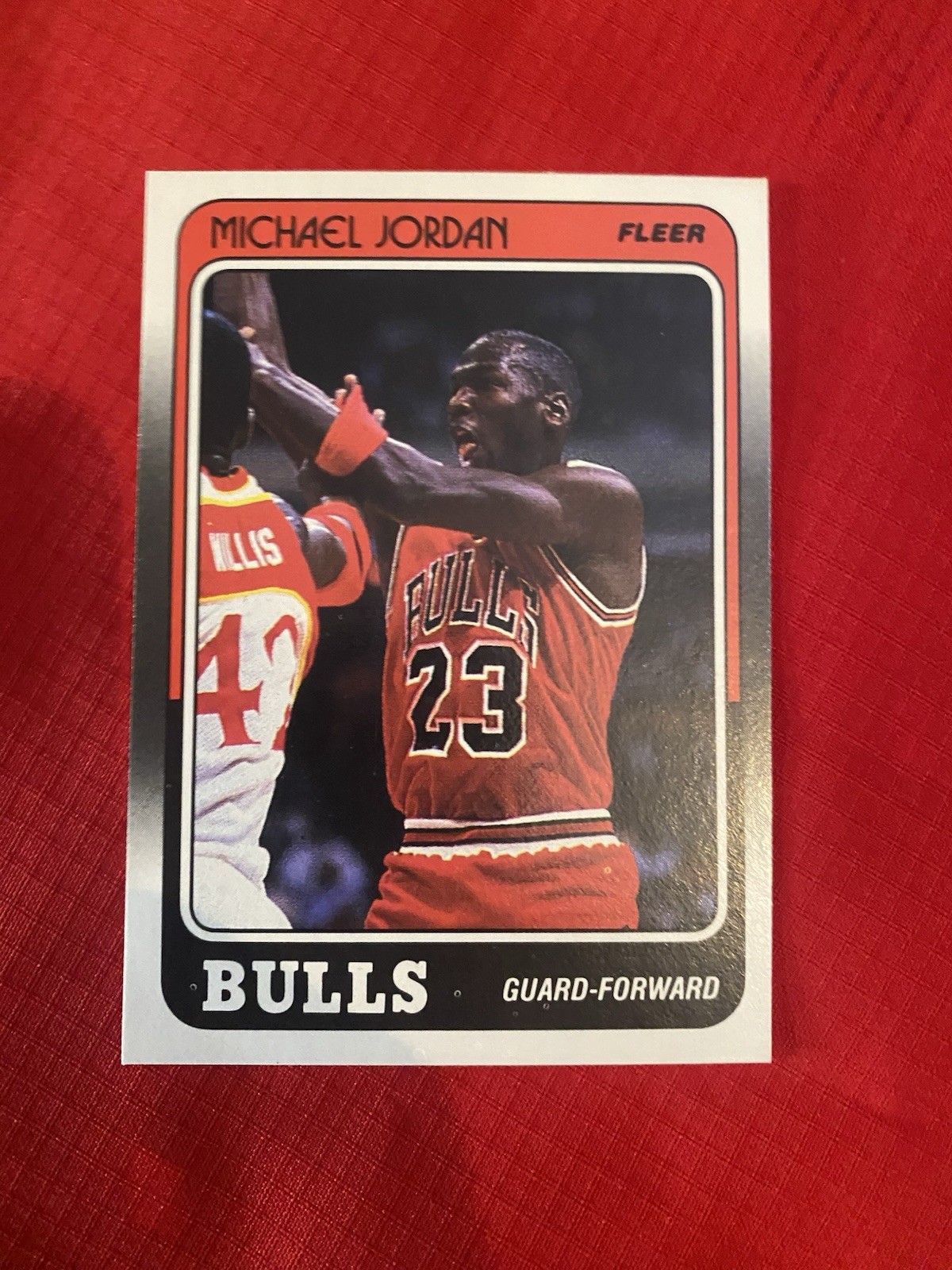 Fleer 1988-89 Michael Jordan #17 Chicago Bulls Basketball Card