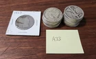 Lot Silver Half Dollars (19), Incl. Walking Liberty (10) Franklin (8) Barber (1)