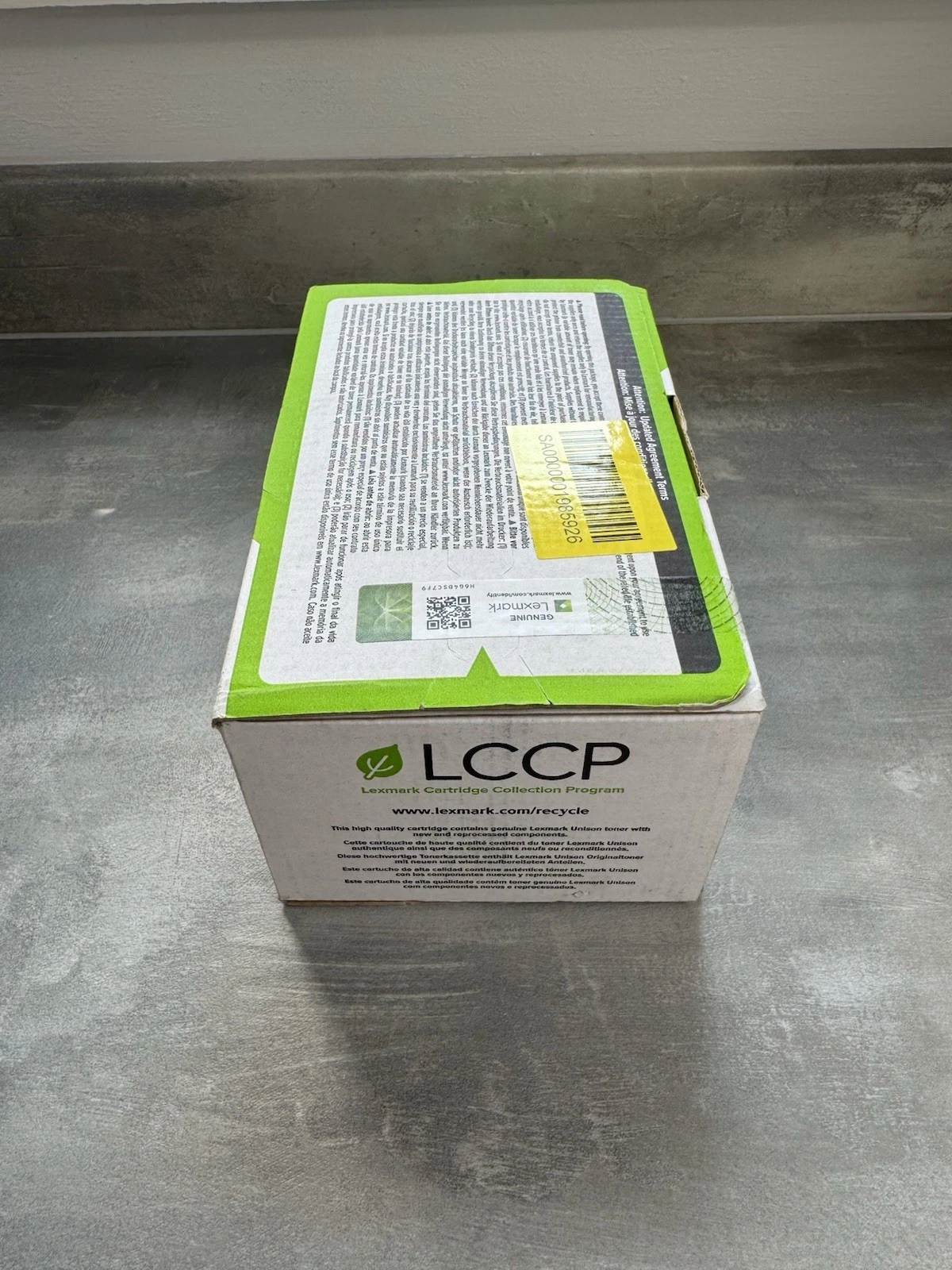 Lexmark 24B7511 Cyan Toner Ink Cartridge C4342 C4352 Brand New Sealed 3