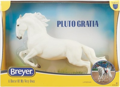 BREYER PLUTO GRATIA TRADITIONAL MODEL HORSE WHITE LIPPIZAN STALLION LAVADE NEW
