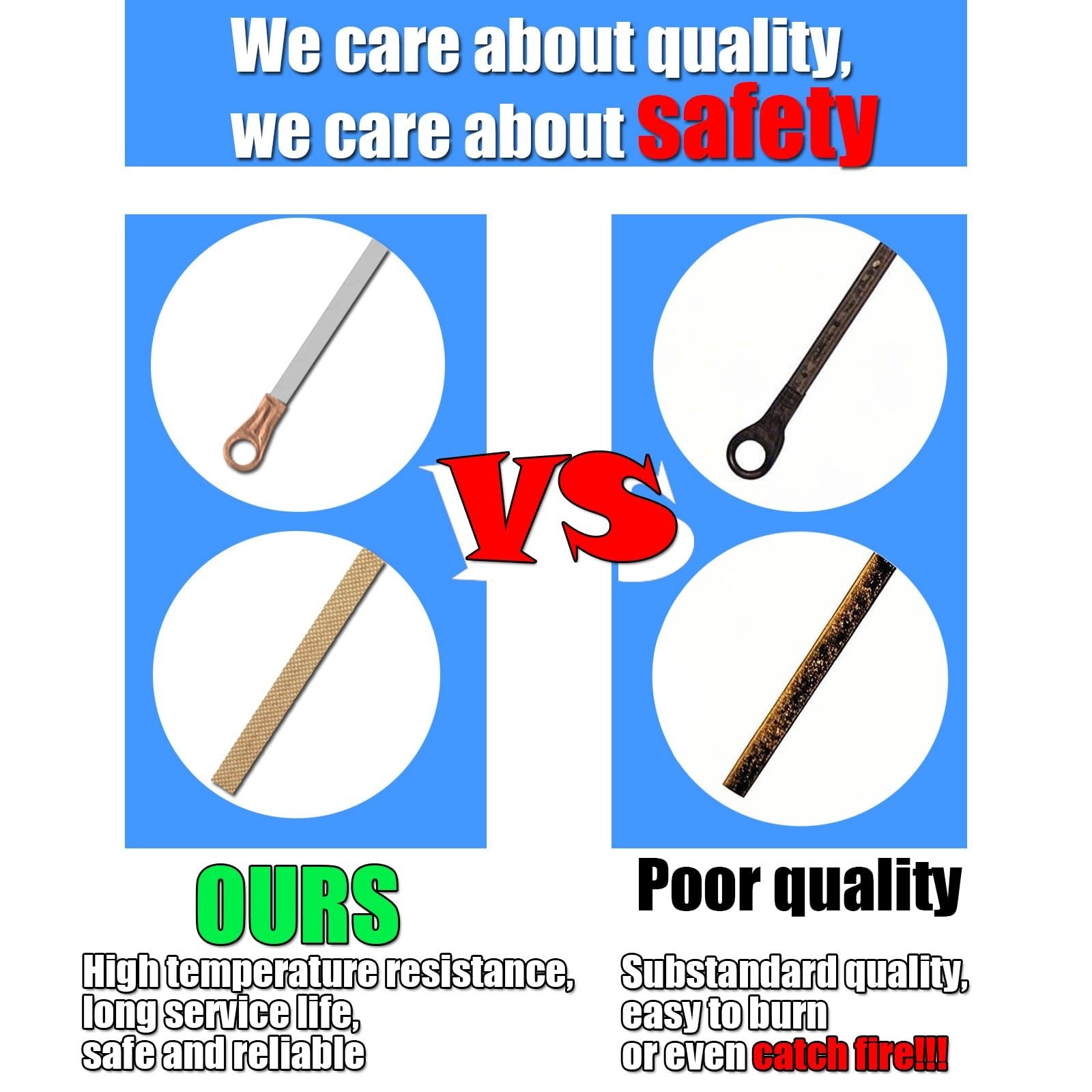 Vacuum Sealer Maintenance Kit, 5 Heat Wires and 5 Seal Bar Tapes, Compatible ...