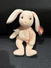 Hoppity the Pink Rabbit TY Beanie Baby | Mint Heart & Tush Tag 1996 vintage