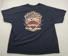 Las Vegas BikeFest Shirt Mens 3XL Black 2017 Motorcycle Graphic T-Shirt Gildan