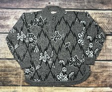 VTG The American Line Stefano Sweater Womens Large Floral Geometric Pullover