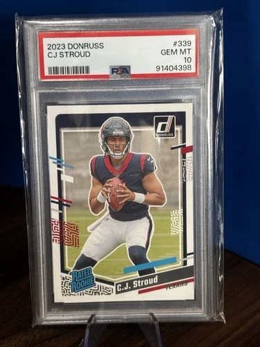 2023 Panini Donruss Rated Rookie C.J. Stroud #339 PSA 10 Houston Texans