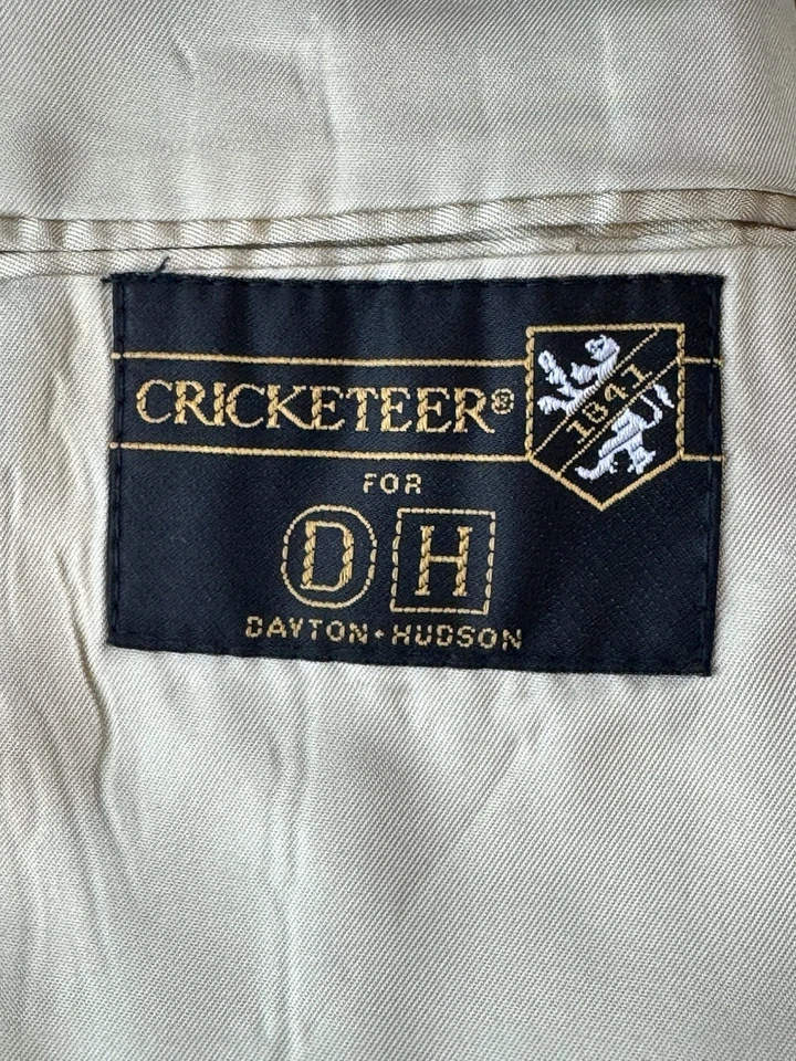 Vintage Prince of Wales Check Glen Plaid Jacket BlazerUSA 44R - Image 3 of 4