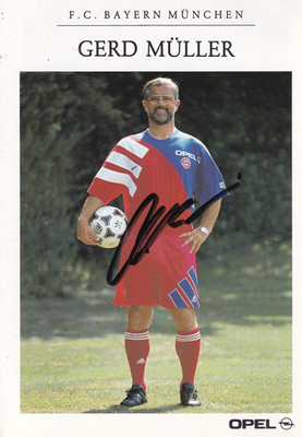 Autograph-Gerd Müller (Bayern Munich) - 1993/1994